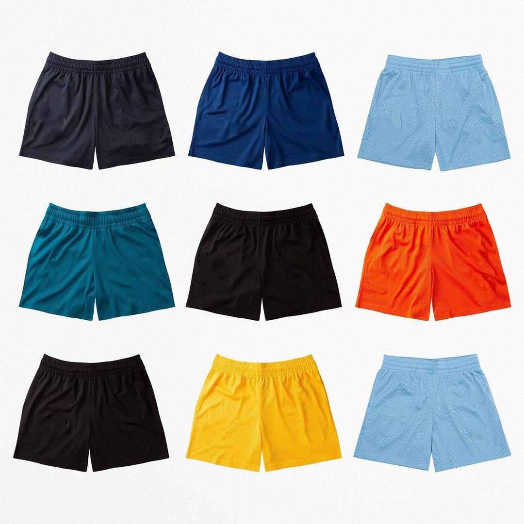 Running sport men's shorts workout gym athletic sweat plain blank basketball shorts custom logo mesh shorts