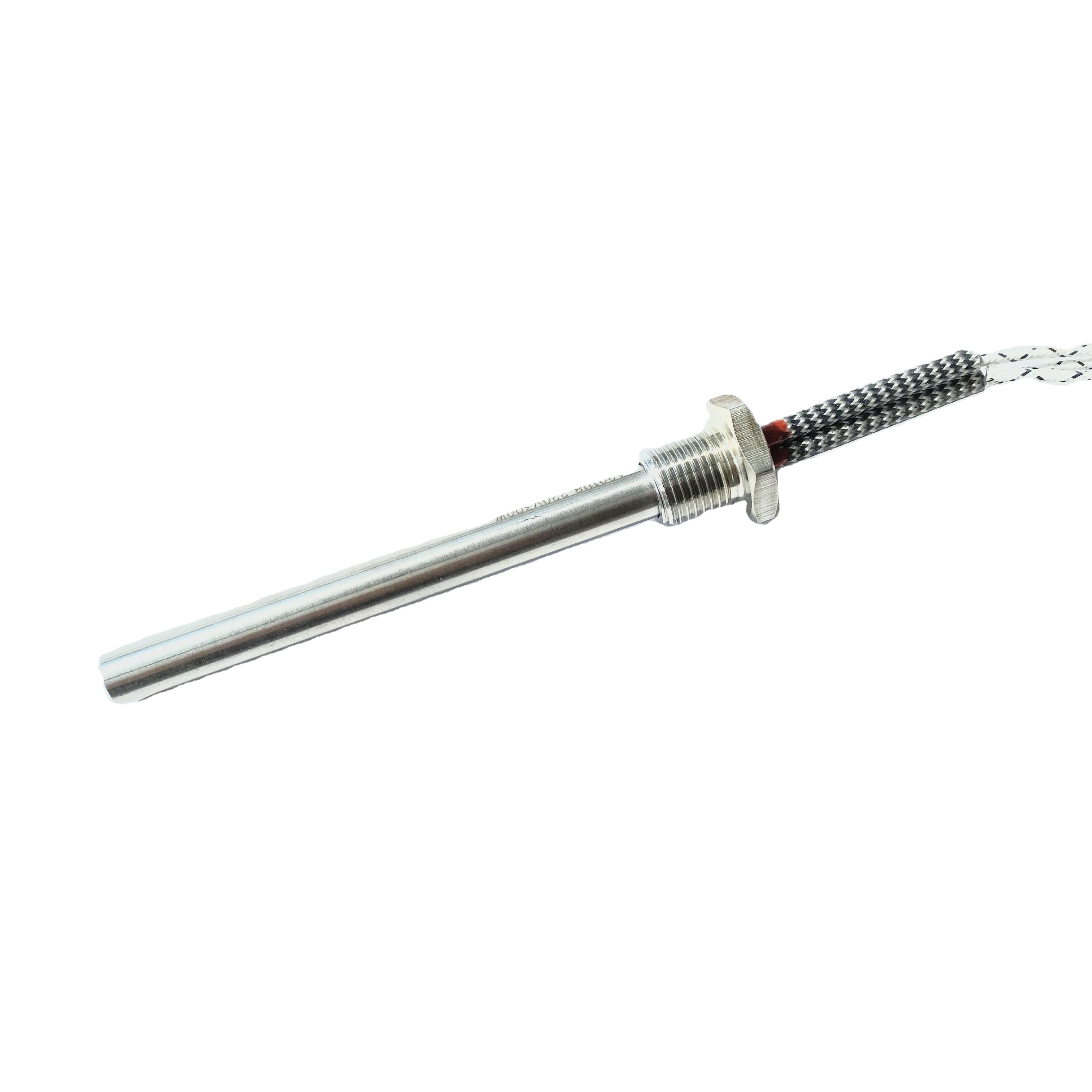 Reliable quality long life electric air heating element cartridge heater with pure nickel leading wire and thermocouple K