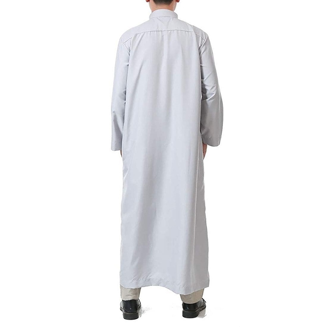 Ready To Ship fashion robe Embroidered Caftan Moroccan men's thobe jubah arab islamic clothing