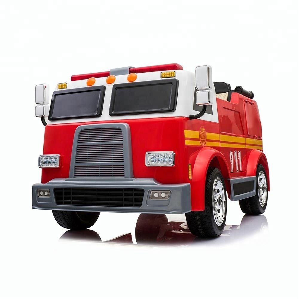 Factory 12V/24V Ride On Kids Electric Car Remote Control Kids Fire Truck Electric Vehicle