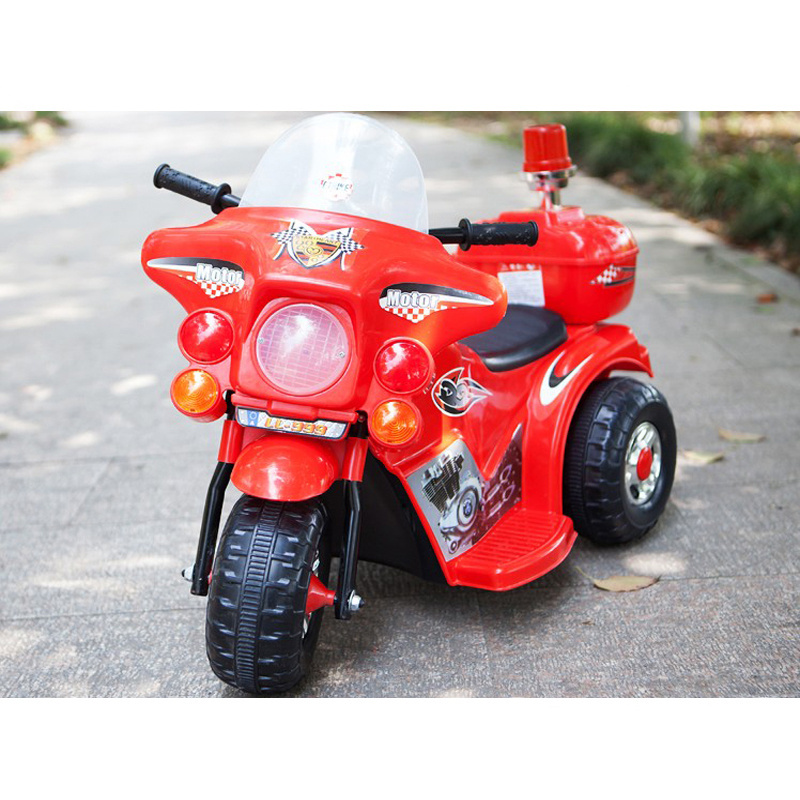 battery operated Kids mini electric motorcycle ride on car police motorcycle