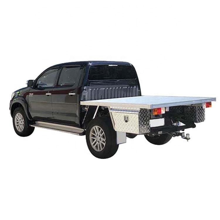 LAMAX Heavy Duty truck tool box Full Aluminium  Anodized  Ute Canopy Truck Toolbox For Nissan GU Patrol Single Cab