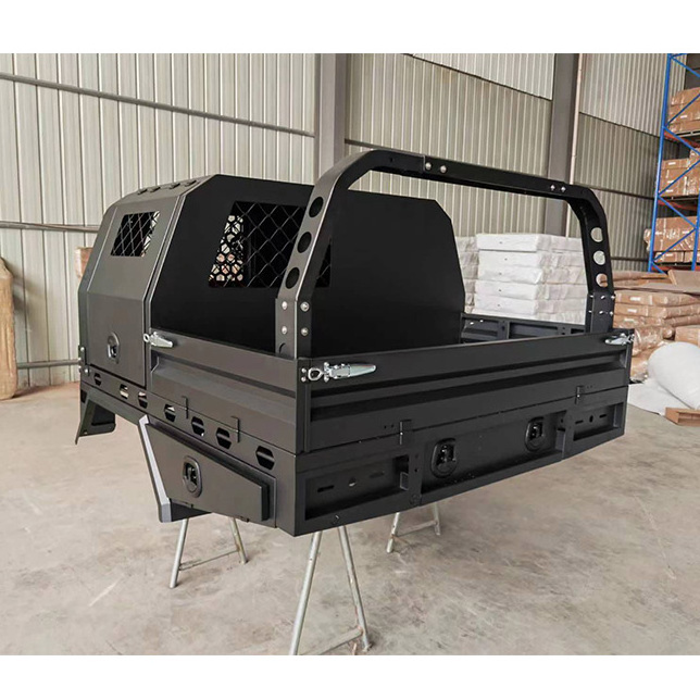 lamax Wholesale Custom Powder Coated Dual Cab Ute Tray Aluminum Canopy Cheap Pickup Aluminium Ute Canopy