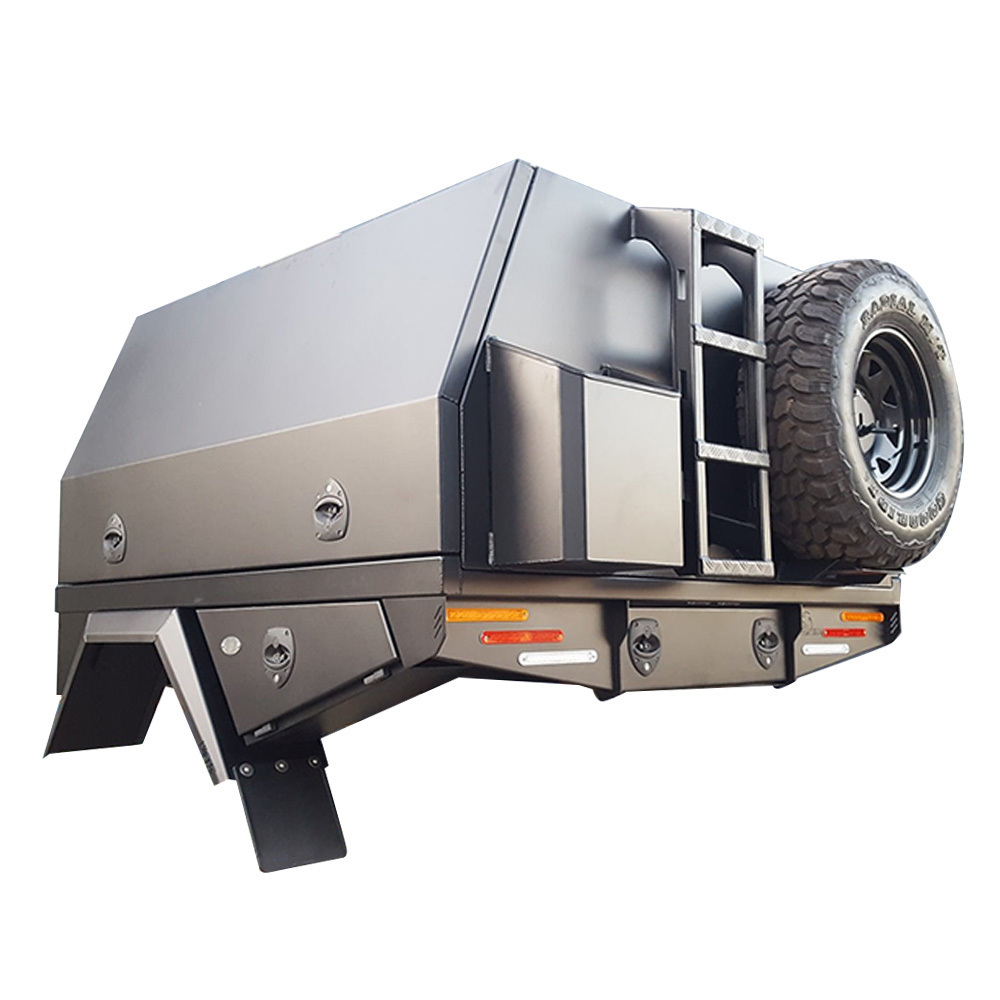 lamax New Customized 4X4 Aluminum Alloy Single Dual Cab Pickup Truck Bed Topper Canopy for Great Power Poer Ute