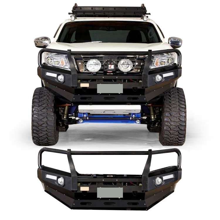 lamax Top 4x4 Pickup with winch with shackle LED light BULL BAR Steel front bumper rear bumper -toyota hilux vigo N70