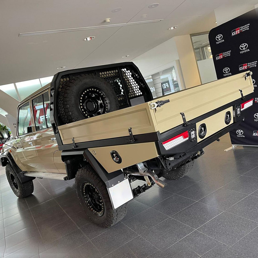 4x4 Hilux Truck Toolboxes Aluminium Lift up jack Up Black Alloy Aluminium dual cab UTE Tray Canopy With Dog box