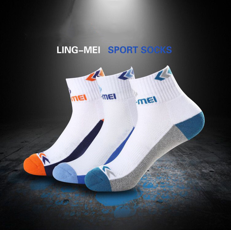 Ling mei As-101 Long Running Socks Sports  Custom Design Cotton OEM Customized Spring Spandex from China