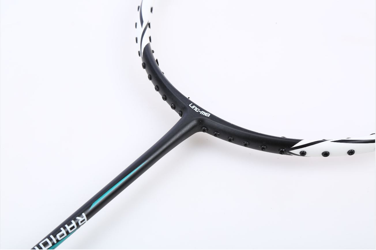 Ling mei brand carbon badminton racket high modulus graphite badminton racquet