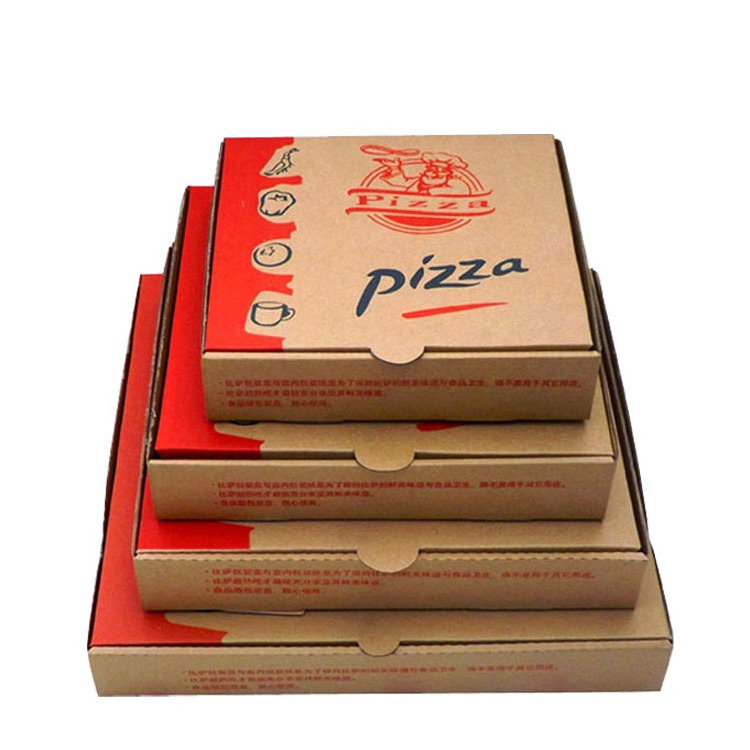 Custom take away carton boxes pizza for pizza packing box