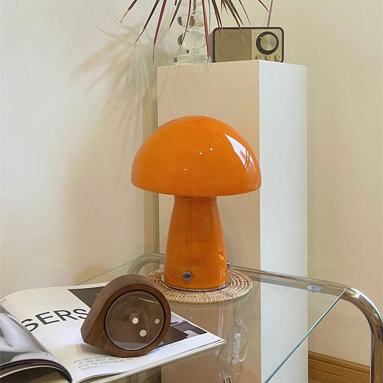 Minimalism Mushroom Table Lamp Ornament Light E27 for Livingroom Bedside Study Hotel Decoration Bulbs and Lamp Sold Separately