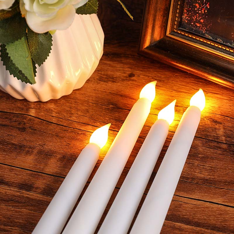 Christmas LED Candles Glowing Candle Light Night Light Party Atmosphere Decoration Props Electric Candle Lamp