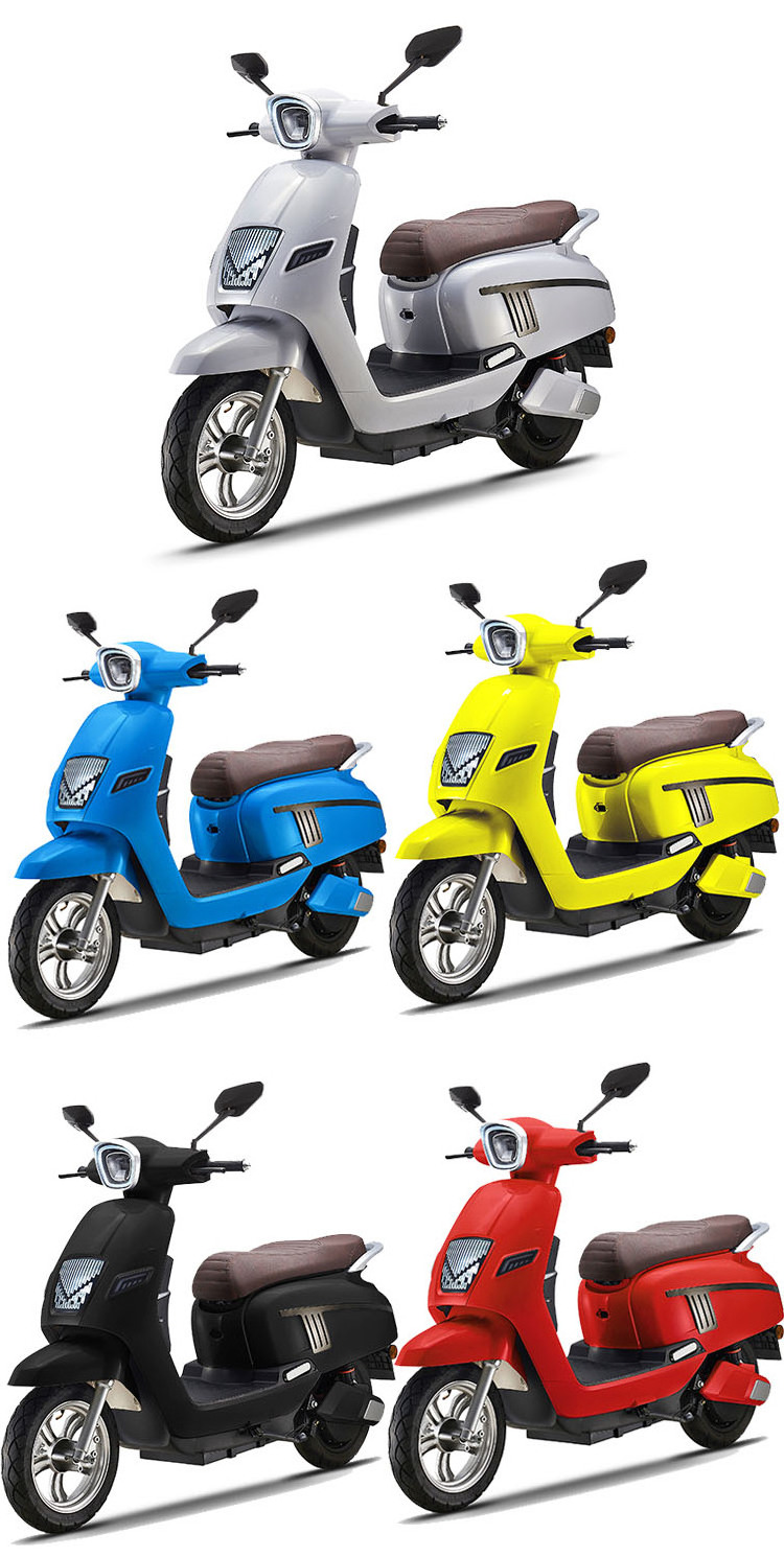 CKD SKD 12inch 1100/1300W affordable electric moped 60km/h max speed 2 wheel racing electric scooter motorbike for sell