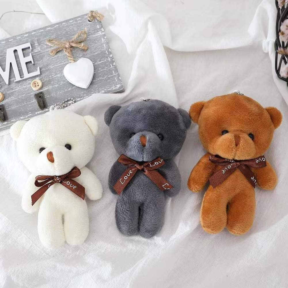 Teddy Bear Plush Toy conjoined bear doll teddy bear toy gift factory filled animal Key Chain Pendant