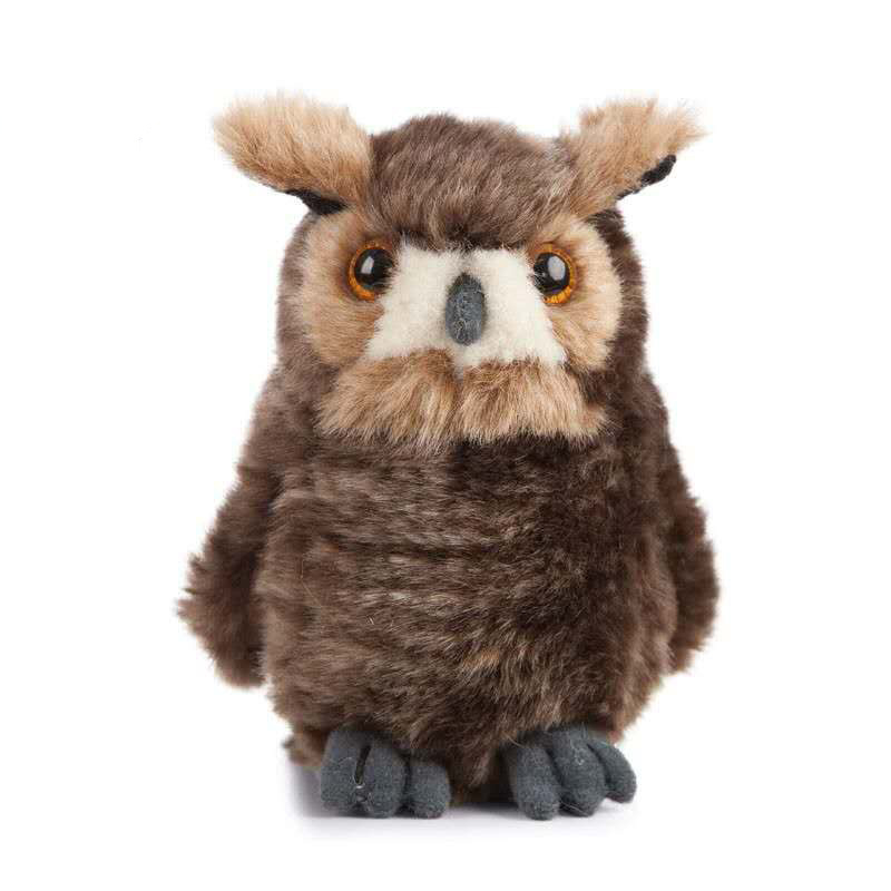 Nature Lifelike Owl Soft Cuddle Plush Stuffed Realistic Bird Toy Plush Vivid Owl Animal Stuffed Birds