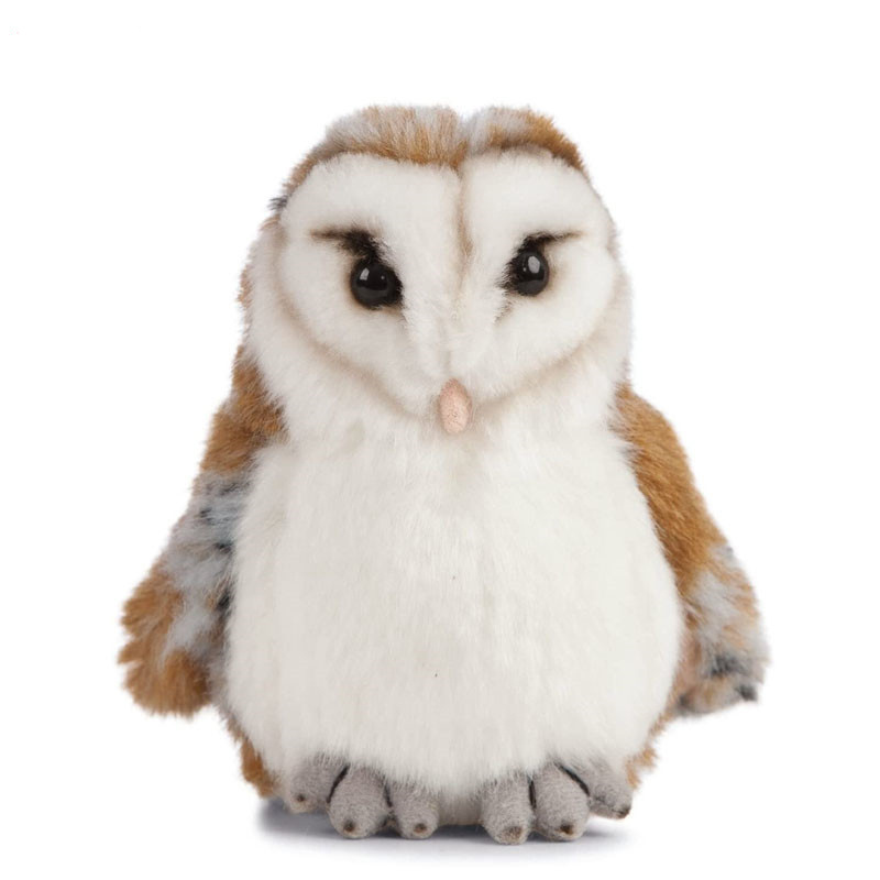 Nature Lifelike Owl Soft Cuddle Plush Stuffed Realistic Bird Toy Plush Vivid Owl Animal Stuffed Birds