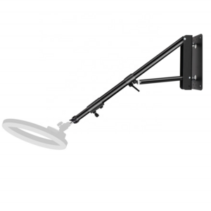 Wall Mounted 45.5cm Ring Light For Beauty Salon Barber Makeup Photography Lighting Softbox Studio Wall Mounting Triangle Boom Ar