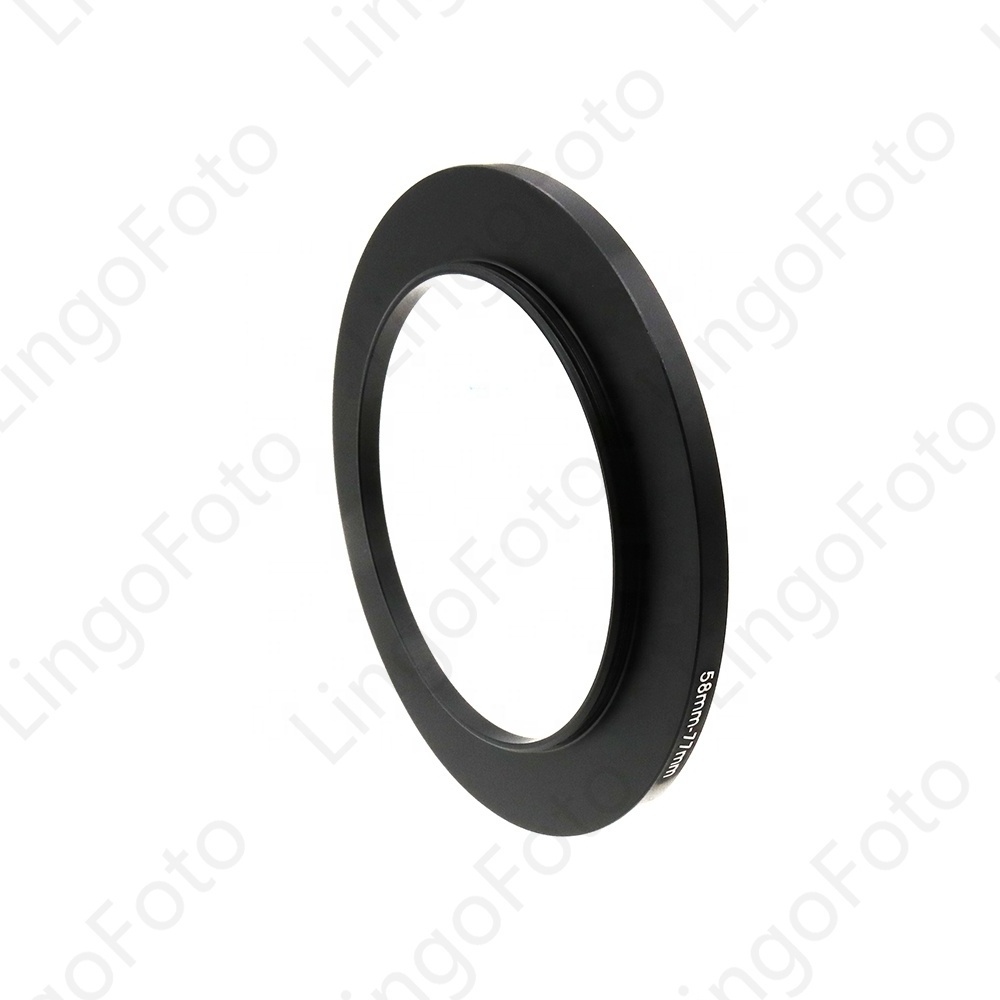 Step Up Rings Filter lens Adapter 49-52mm 52-55mm 55-58mm 58-62mm 62-67mm 67-72mm 72-77mm Threaded Premium Anodized Aluminum Fra