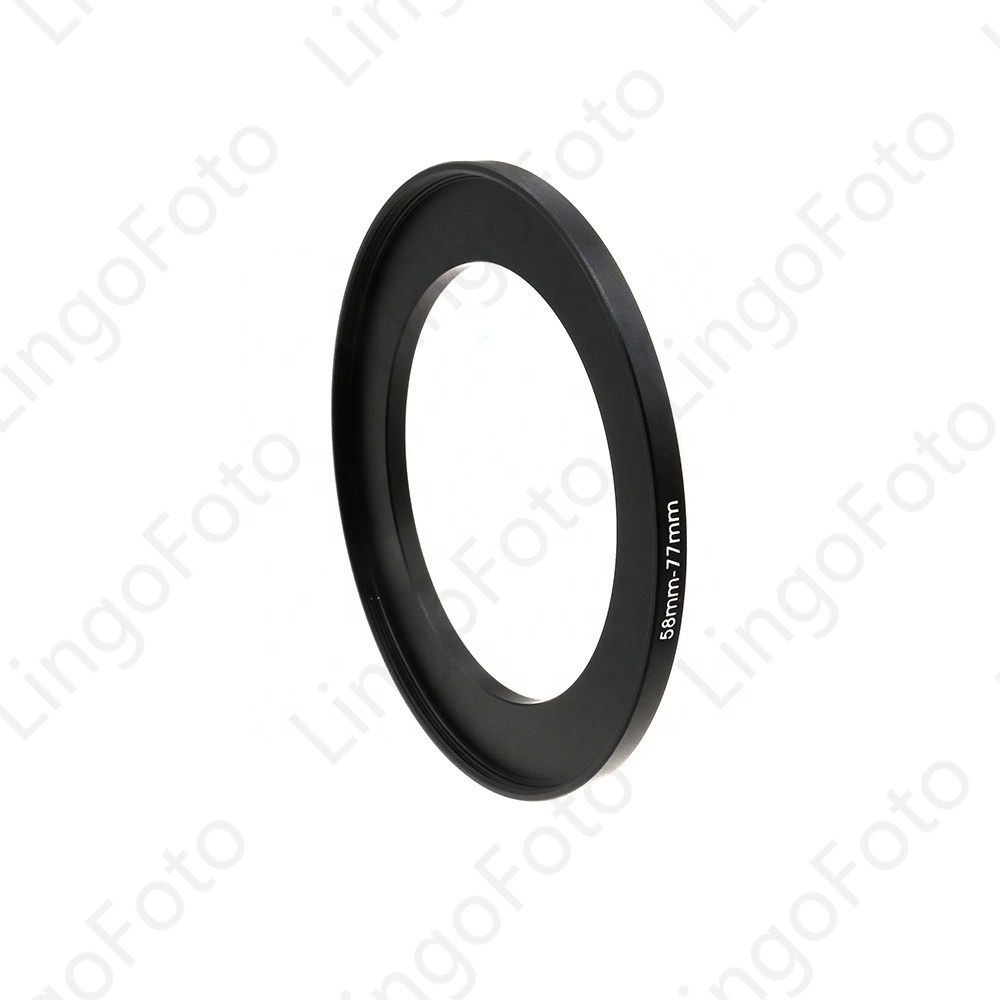 Step Up Rings Filter lens Adapter 49-52mm 52-55mm 55-58mm 58-62mm 62-67mm 67-72mm 72-77mm Threaded Premium Anodized Aluminum Fra