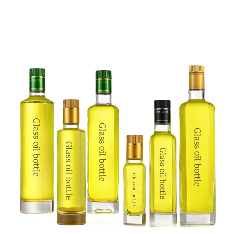 Multiple specifications 30ml50ml100ml250ml500ml kitchen supplies oil bottle olive oil packaging bottle glass body oil bottle