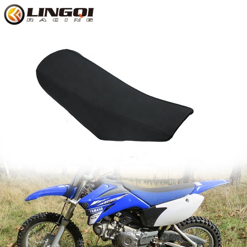 LINGQI RACING YAMAHA Dirt Pit Bike Seat Cover For TTR110 Accessories Sponge and Synthetic Leather Cushion Motorcycle Spare Parts