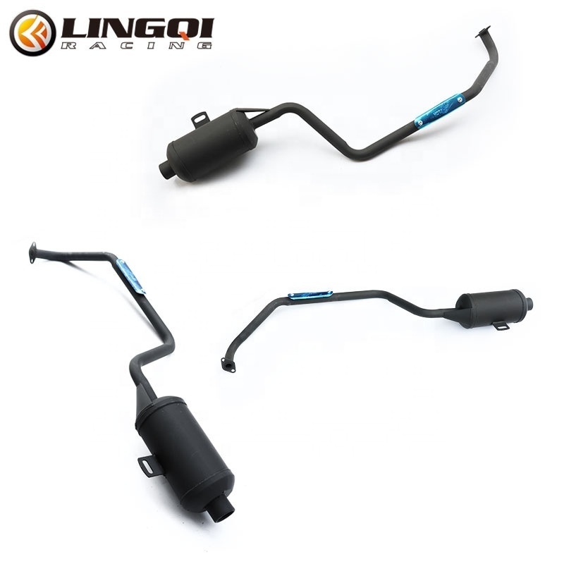 LING QI GY6 Engine Exhaust Escape Muffler Contact Pipe 1000mm Length For 125CC 150CC ATV Quad Moped Scooter