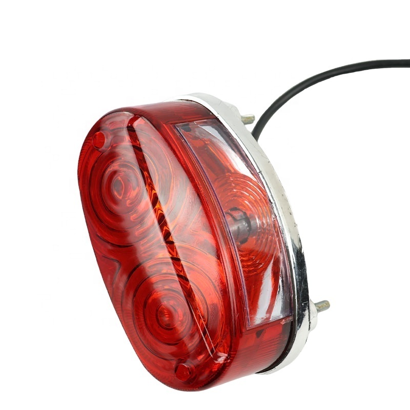 Flashing Fashion Red PP Plastic Rear Brake Taillight Stop Lamp License For Dirt Pit Bike ATV Go Kart Motorcycle Body Part