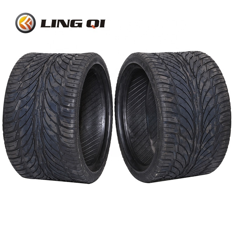 LING QI Beach Car Vacuum Flat Tire 235/30-10 Four-wheel Car Reverse Three Wheel Kart Small Spark Tire 10 Inches