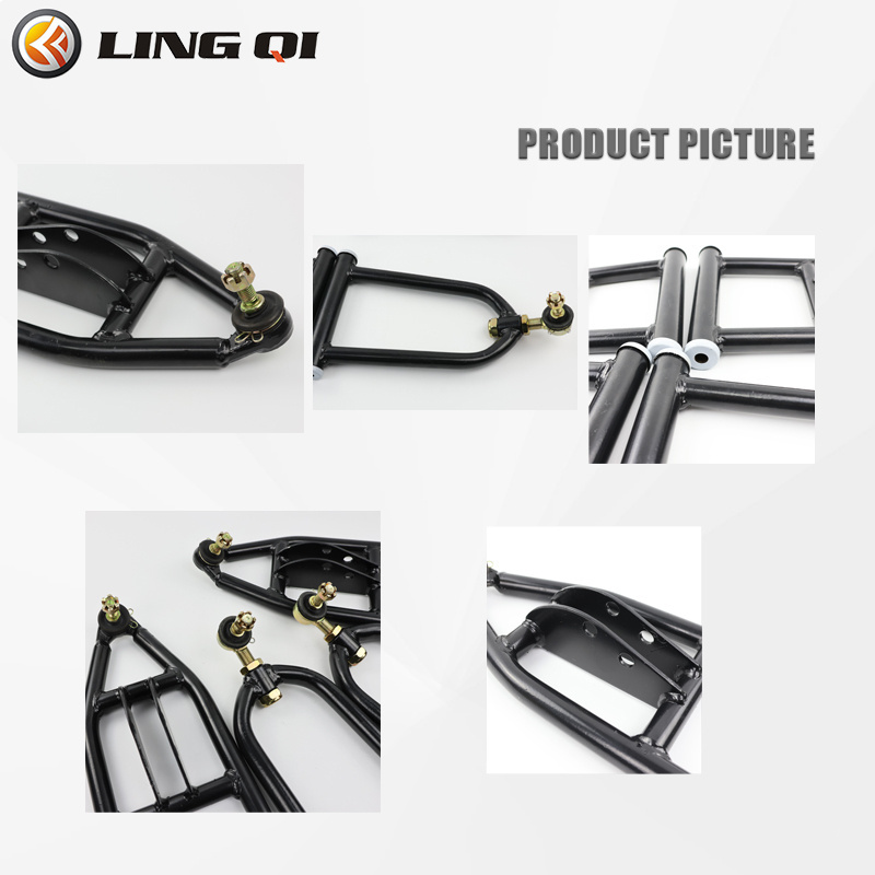 ATV Upper/Lower Swing Arm For Universal Go Kart, Front Rear Suspension Swingarm For Four-wheeled Bike Quad Bikes Parts.