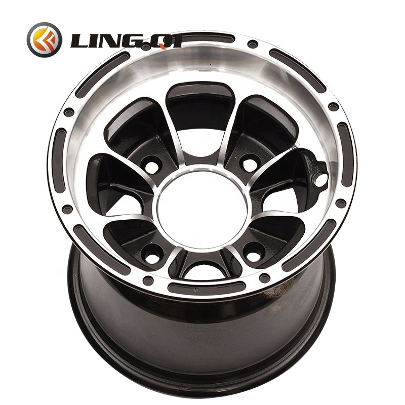 Size 8 Inch Bearing Wheel Hub ATV Aluminum Rims Use Vacuum Tires for Go-kart Four Wheel Motorcycle