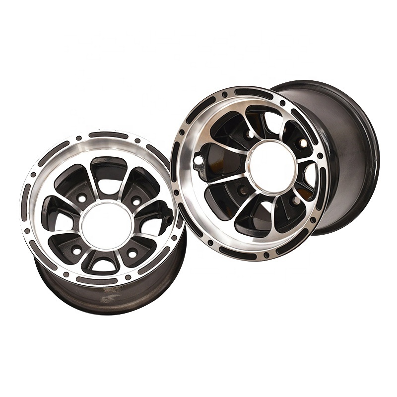 Size 8 Inch Bearing Wheel Hub ATV Aluminum Rims Use Vacuum Tires for Go-kart Four Wheel Motorcycle