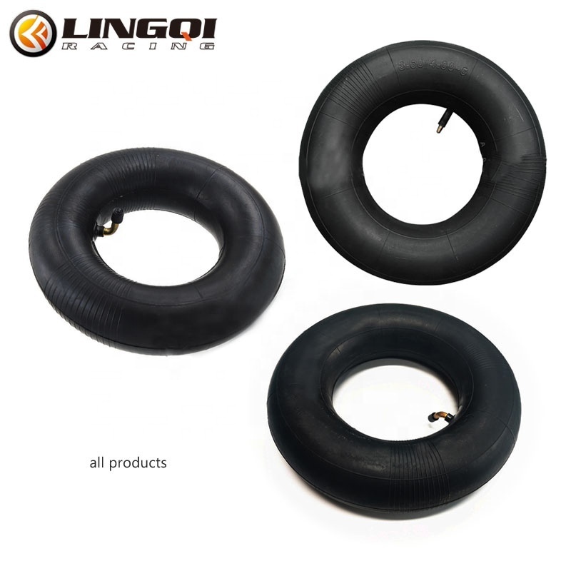 LINGQI Wheel Rubber Tyre Inflatable Tyre Bent Valve Stem 3.50/4.00-6 4.10/3.50-5 4.10/3.50-6 For ATV Buggy Gas Scooter