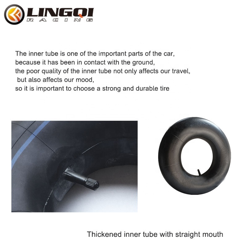 LING QI Motorcycle Tires Tube 16x6.50-8 Rubber Straight Valve Inner Tyres For Motor Bike Dirt Bike Motorcycle