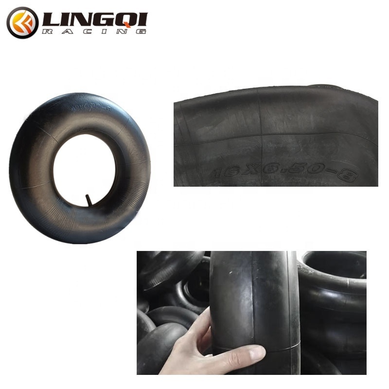 LING QI Motorcycle Tires Tube 16x6.50-8 Rubber Straight Valve Inner Tyres For Motor Bike Dirt Bike Motorcycle