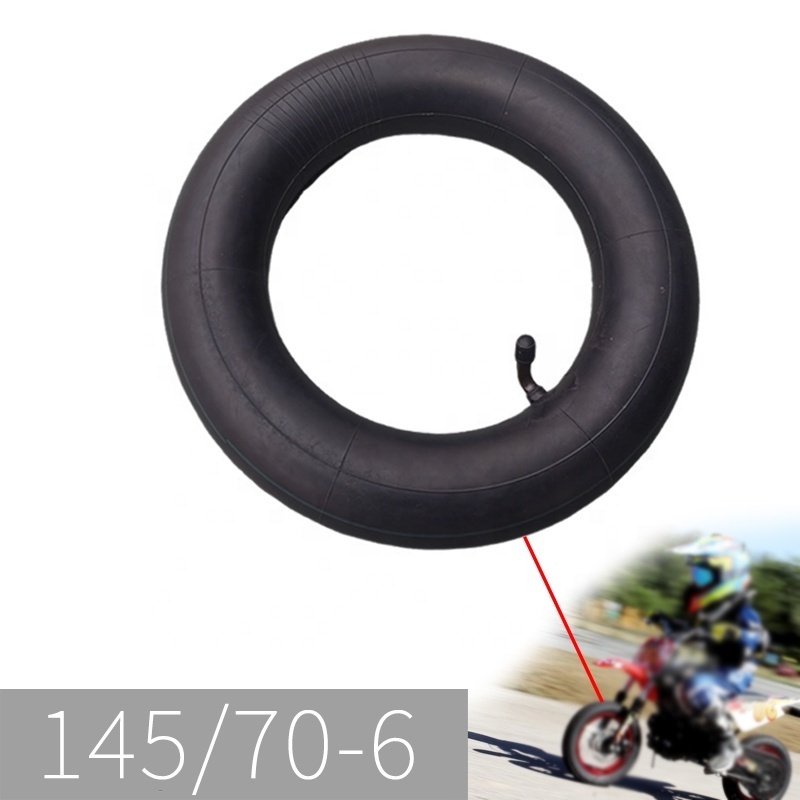 LING QI Bent Valve Stem Inner Tyre 145/70-6 Lawn Mower Tire For ATV 4 Wheelers Go Kart Quad Pocket Bike