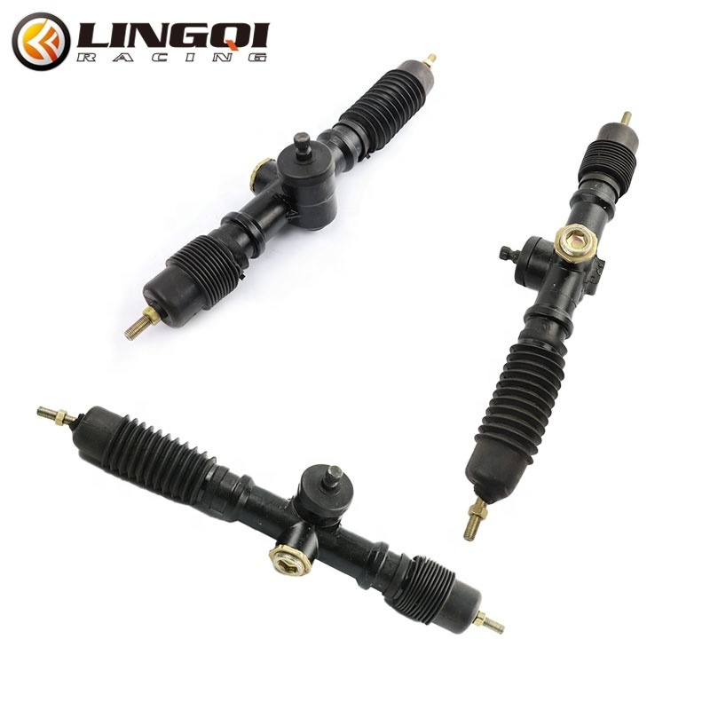 LINGQI Power Steering Gear Rack 475mm Tie Rod Shaft For China 110cc-250cc Go Kart Buggy Karting ATV UTV Bike Parts