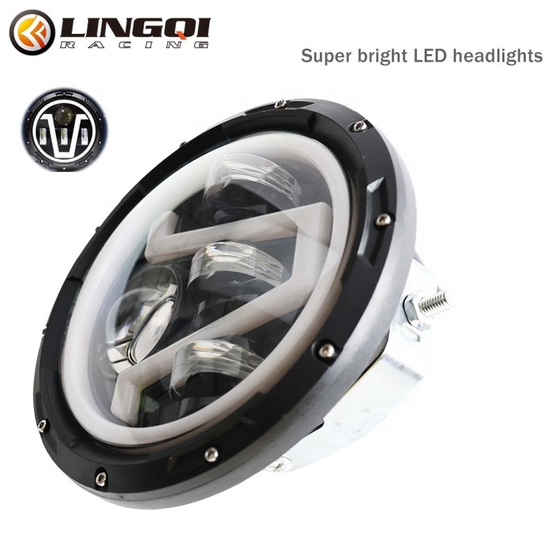 Fashion Pretty 170mm Motorcycle LED Headlight For Universal Dirt Pit Bike ATV Truck Jeep