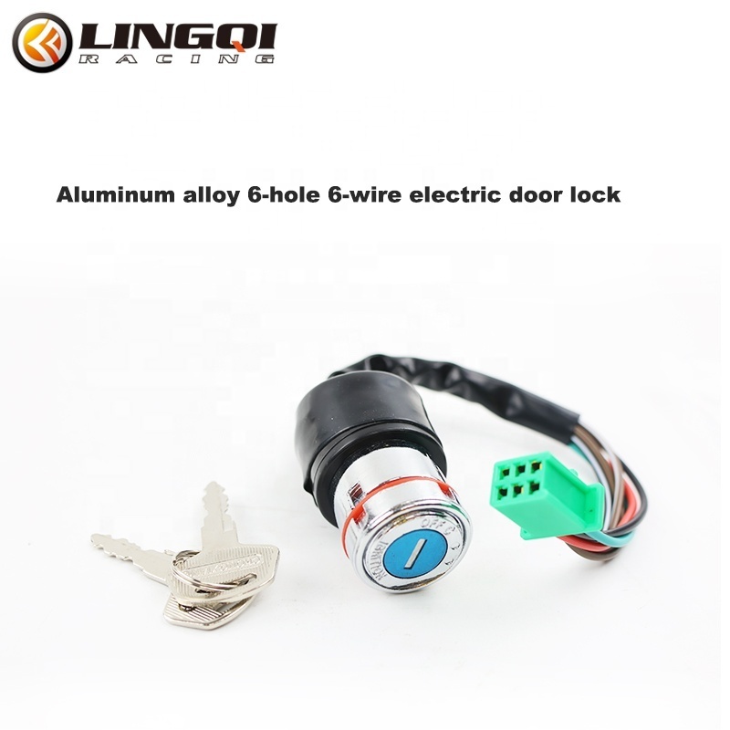 LINGQI Motorcycle Dirt Pit Bike Ignition Lock Engine Start Switch For Off Road ATV Go Kart Quad Accessories