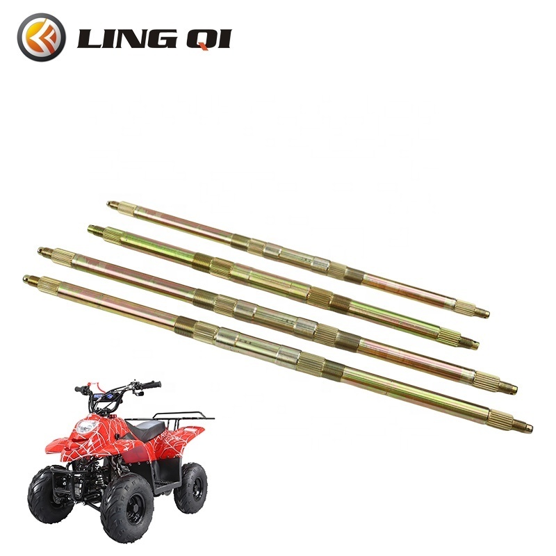 LINGQI RACING Off Road Back Wheel Axle Shaft For ATV UTV Components Steel Rear Axle Motorcycle Parts For Dune Buggy