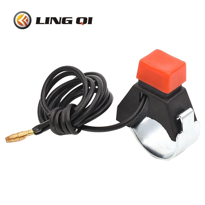 LING QI Flameout Switch Mini Motorcycle 49cc Small Cross-country Fire Extinguishing Side Switch For Electric Bicycle