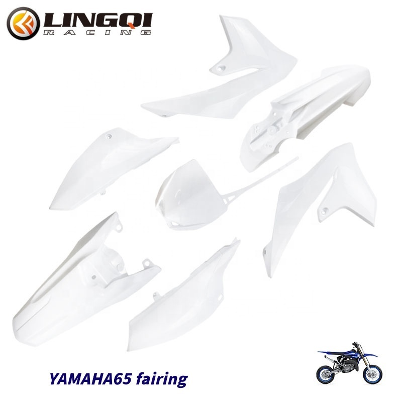 LINGQI Complete Body Plastics Kits Full Body Cover Side Mudguard Mud Guard Kit For Motorcycle Dirt Pit Bike YZ65 YH65