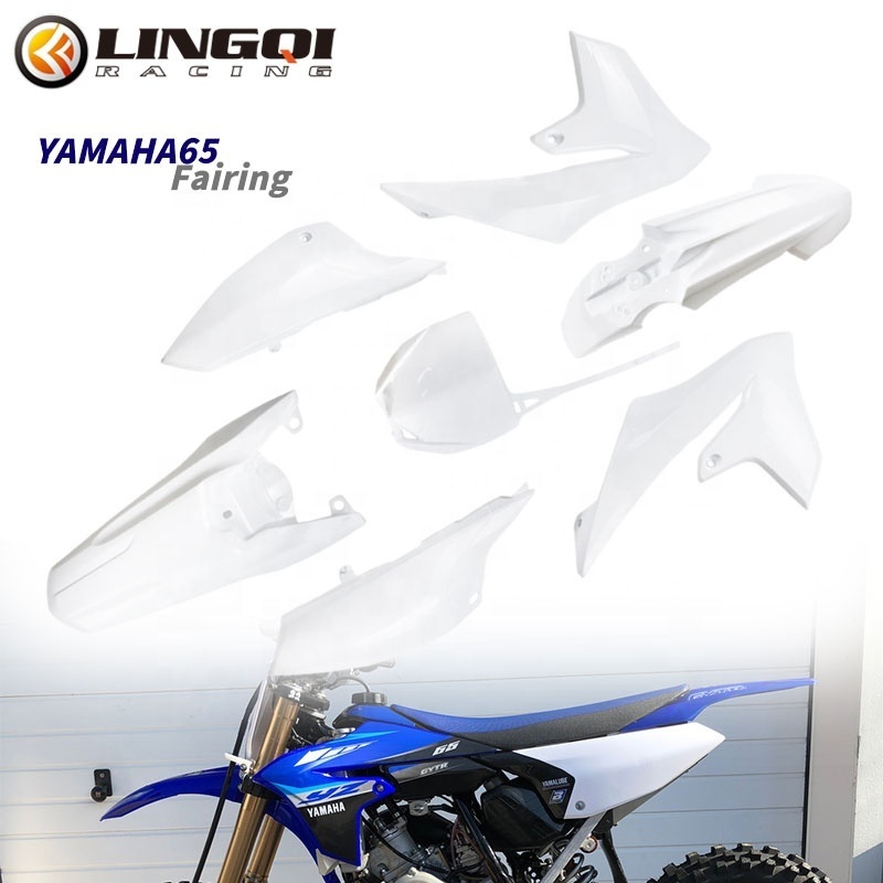 LINGQI Complete Body Plastics Kits Full Body Cover Side Mudguard Mud Guard Kit For Motorcycle Dirt Pit Bike YZ65 YH65