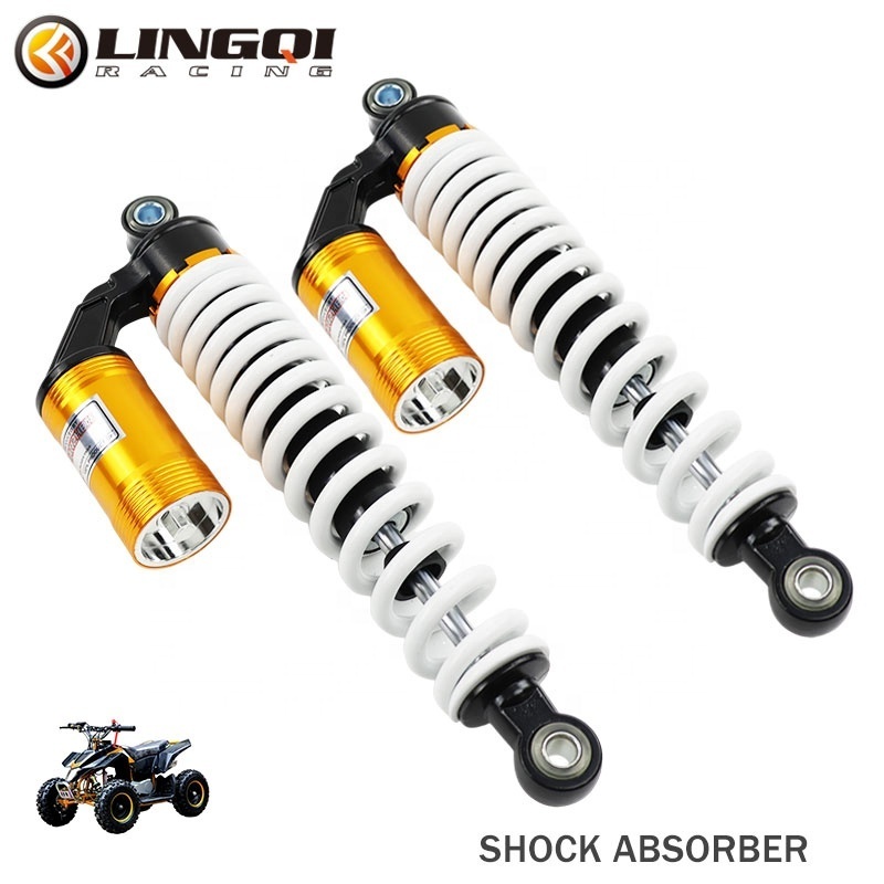 LING QI Motorcycle Suspension Spring 305mm 325mm Without Air Shock Absorber For Pit Dirt Pocket Pocket Bike Quad Kart