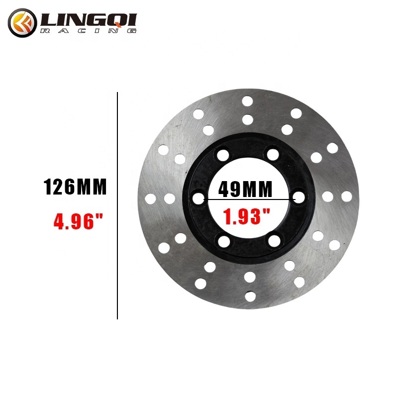 High Quality Motorcycle Parts Brake Disc Floating Disk Rotor Brake Caliper 6 Hole For ATV Kart Scooter Dirt Pit Bike