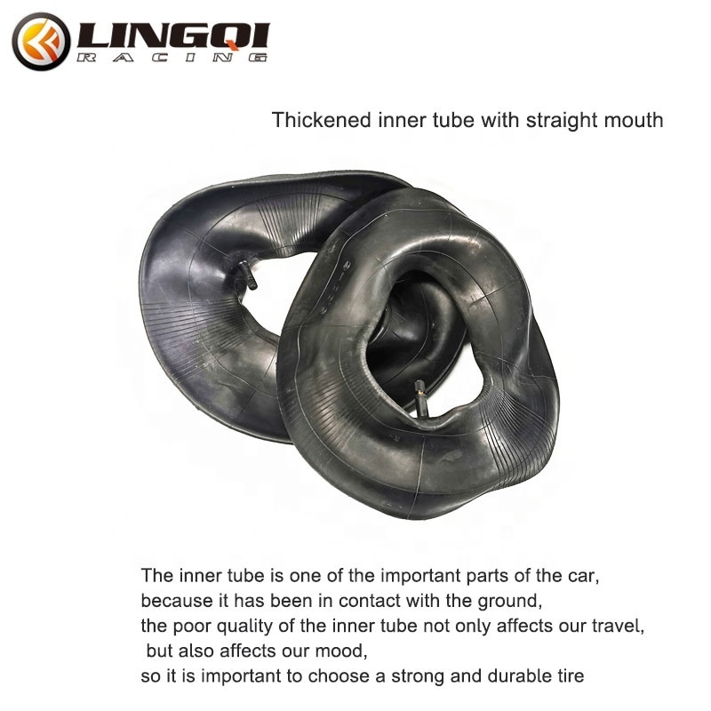 LINGQI Wheel Rubber Tyre 5.00-6 Straight Valve Stem Moped Inner Tyre Tube For Mini Quad Dirt Bike