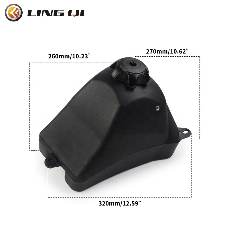 Cheaper Motorcycle Plastic Petrol Gas Fuel Tanks With Tank Cap For 125CC 140cc 250cc Apollo Orion Pit Dirt Bike Black