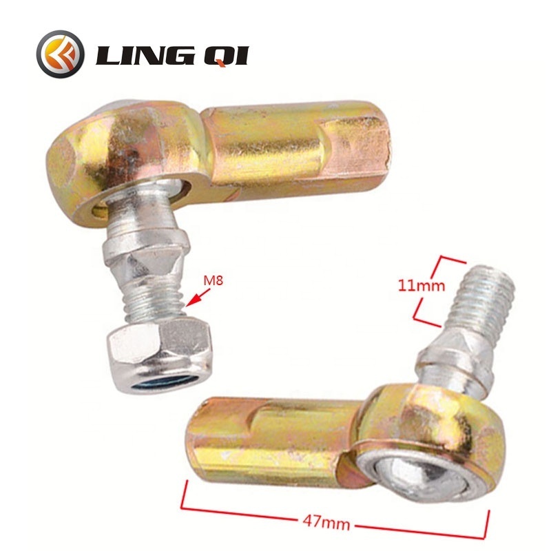 Joint Ball Head U-joint 12mm M12 Tie Rod End For Hummer JIANSHE LONGDING 250 ATV Quad UTV Accessories Turn Parts