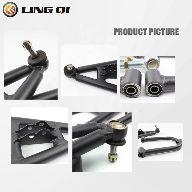 Factory Supply Steel Upper Lower Swing Arm Steering Knuckle Spindle For Electric ATV DIY Buggy GO Kart Accessories