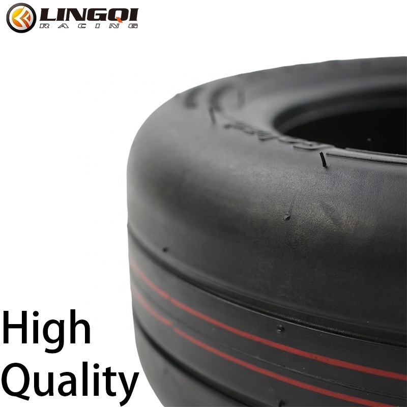 LINGQI 5 Inch Tubeless Vacuum Tire Karting Tyre Wheel 10*3.6- 5 80*60-5 For Drift Car Motorcycle Electric Scooter