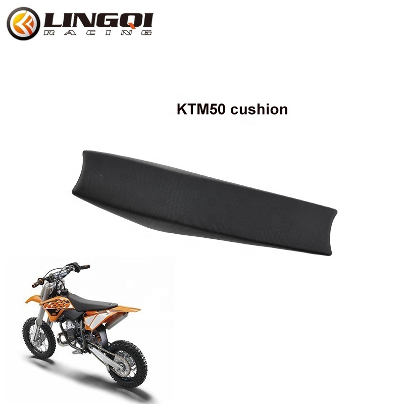 LINGQI Motorcycle Accessories For KT50 Black Seat Cushion Artificial Leather and Sponge Dirt Pit Bike Parts Seat Cover