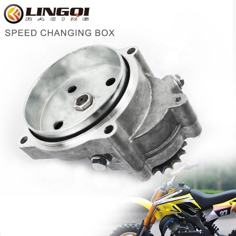 LING QI Motorcycle Transmission Reduction Gear Box Parts 20T 17T 14T 13T 11T For Mini Pocket Quad Dirt Bike ATV